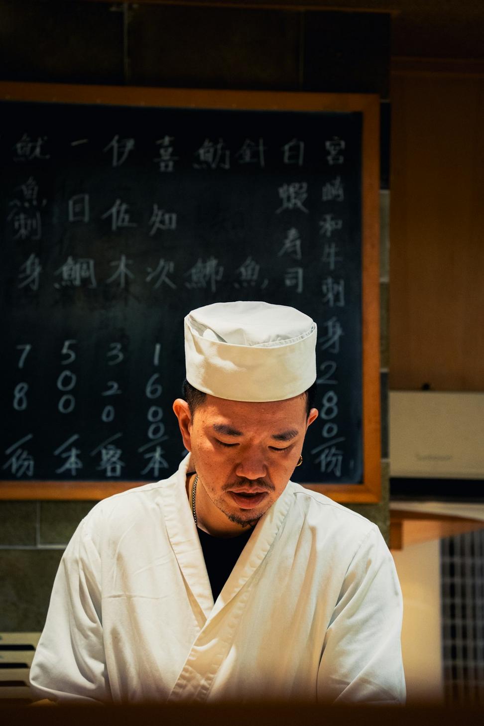 Chef preparing gourmet cuisine